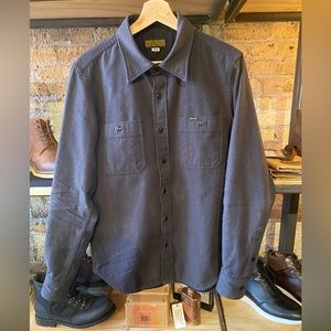 Iron Heart IHSH-298-BLK Black 10 oz Woolen Serge Work Shirt